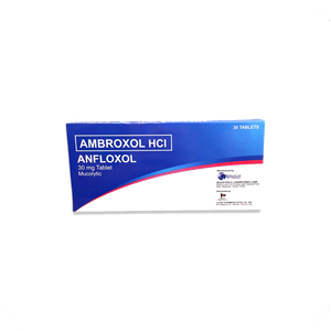 Ambroxol HCl 30mg Tablet (Anfloxol) by 30's